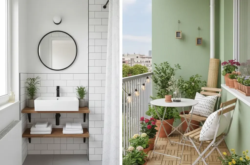 دليلك لتجديد الحمام والبالكون: حلول ذكية بميزانية اقتصادية لا تتعدى 300 درهم