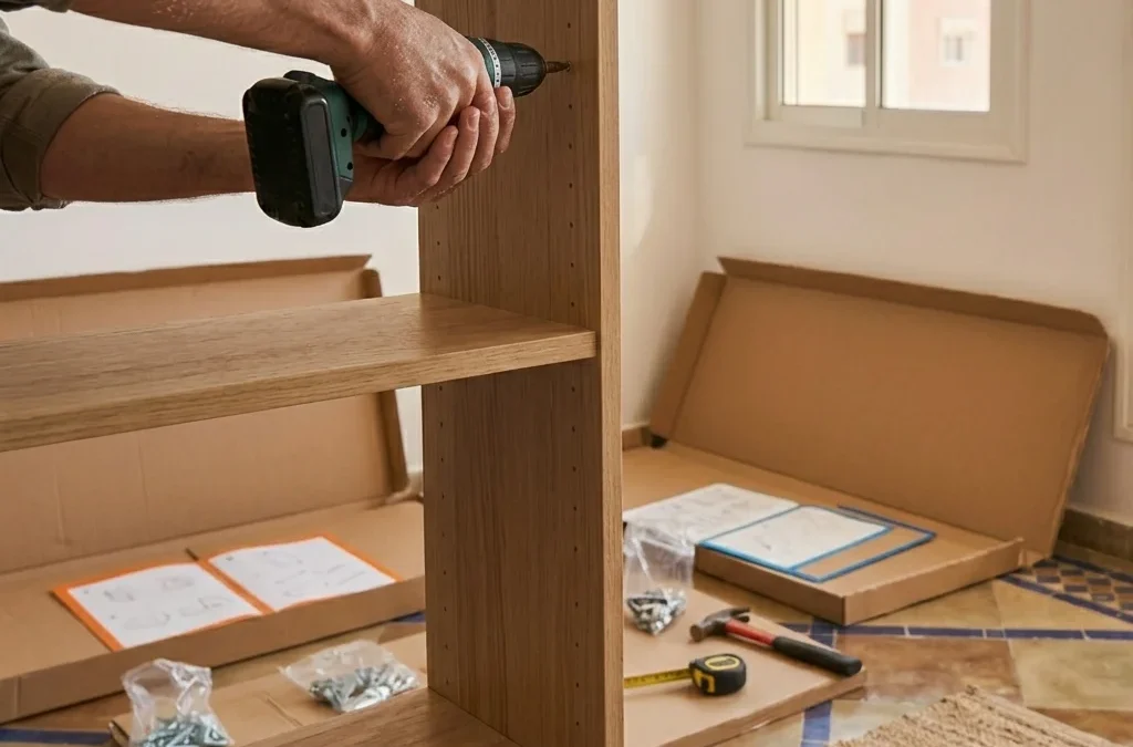مشاكل شائعة عند تركيب أثاث إيكيا في المغرب وكيفية تجنب أخطاء التجميع
