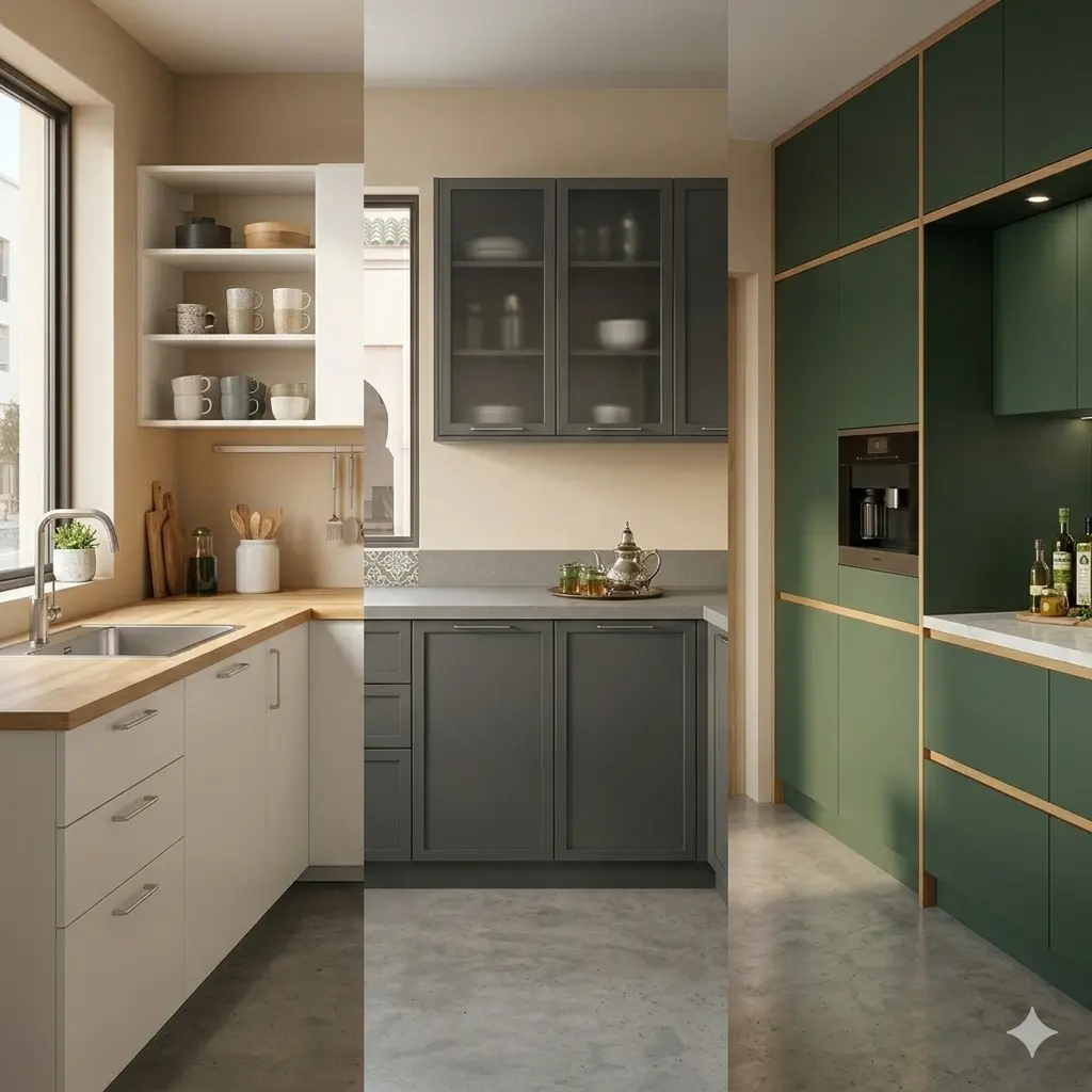 مقارنة بين مطابخ إيكيا الخشبية ومطابخ الألومنيوم في المغرب من حيث التحمل