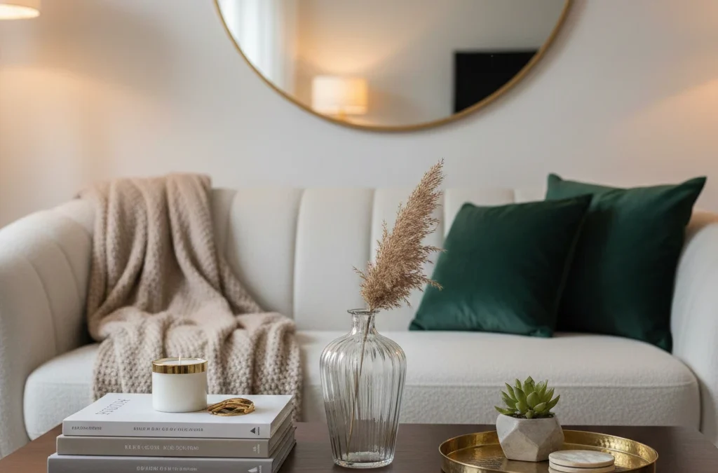 إكسسوارات منزلية فاخرة وديكورات مائدة لصالون مغربي راقي