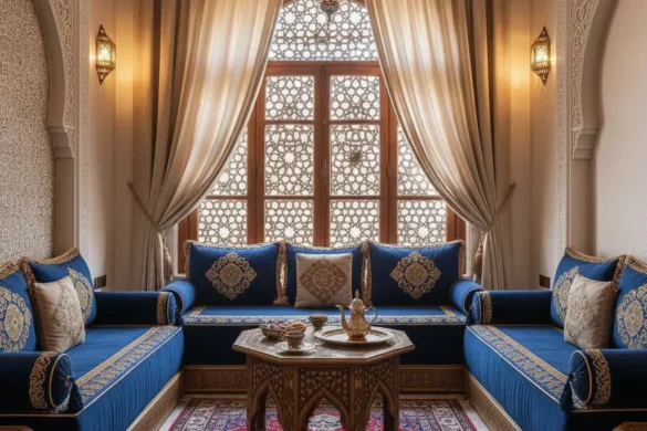 ديكور صالون مغربي فخم باحدث الموديلات سنة 2026