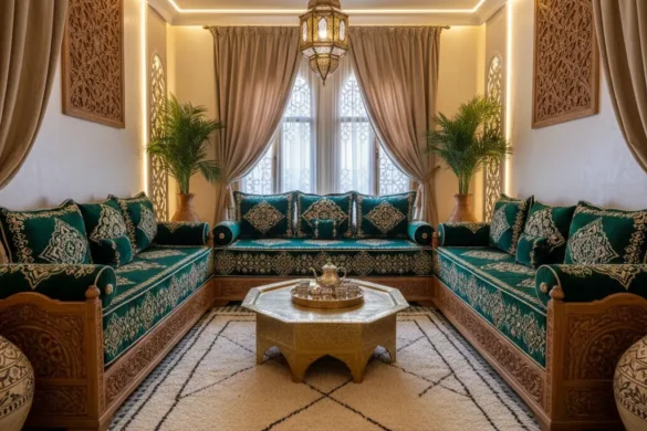 طلامط السداري الخاص بالصالون المغربي