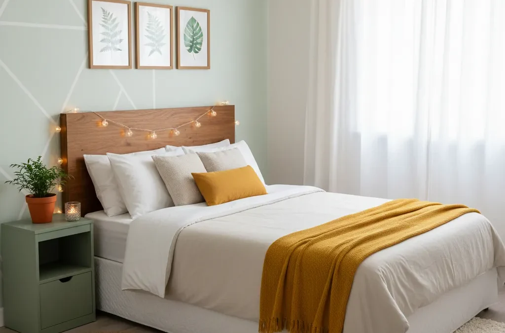 كيف تجددين غرفة نومك بـ 300 درهم فقط؟ دليل الديكور الاقتصادي 2026